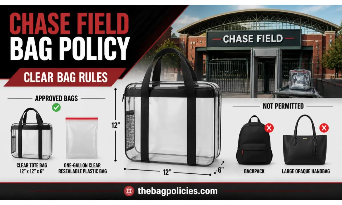 Chase Field Bag Policy