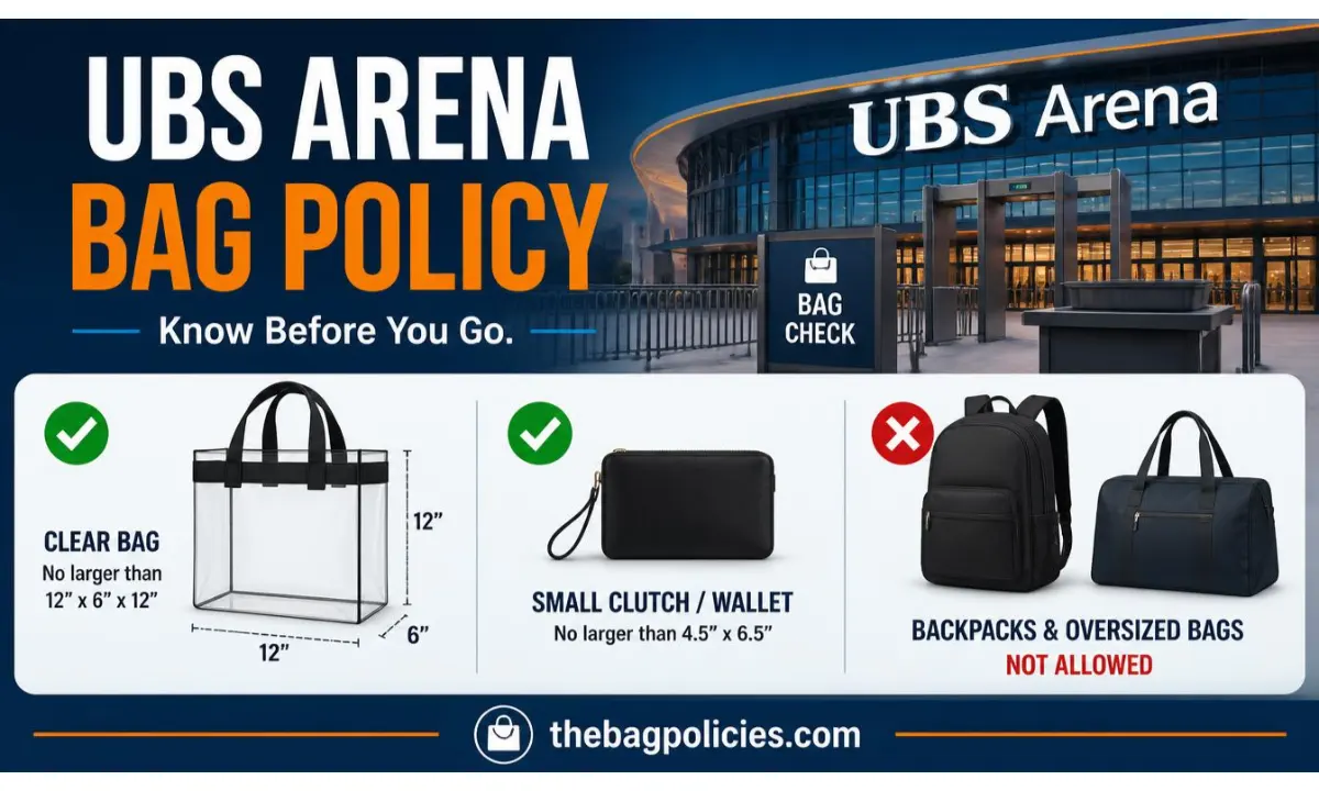 UBS Arena Bag Policy